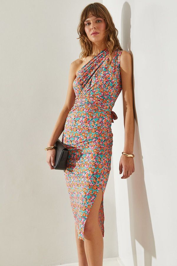 Bianco Lucci Bianco Lucci Women's Decollete Decollete Patterned Dress