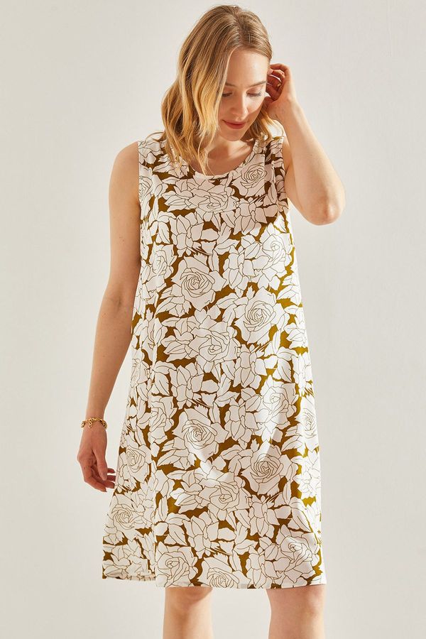 Bianco Lucci Bianco Lucci Women's Floral Patterned Viscose Dress