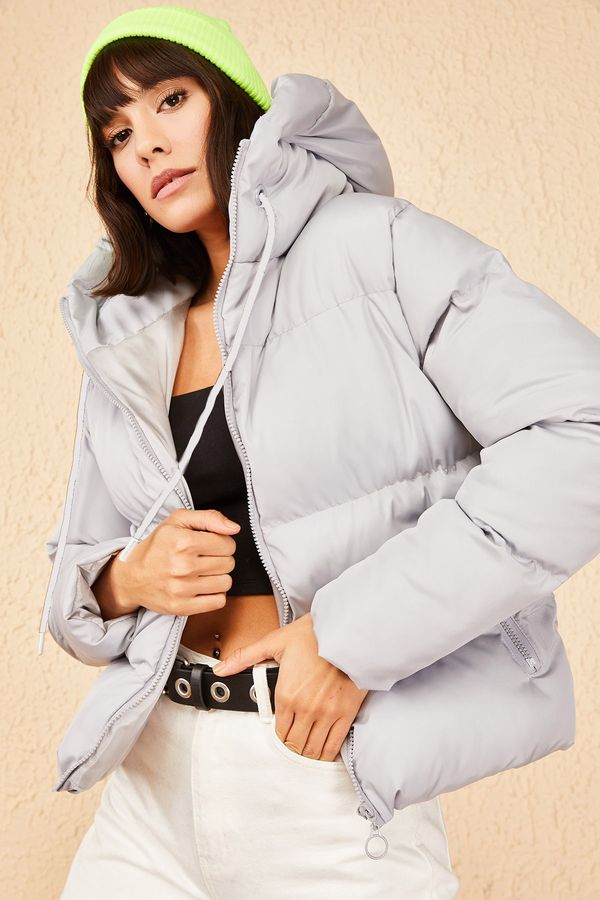 Bianco Lucci Bianco Lucci Women's Hooded Down Jacket