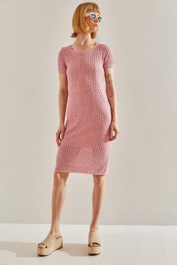 Bianco Lucci Bianco Lucci Women's Openwork Lined Dress