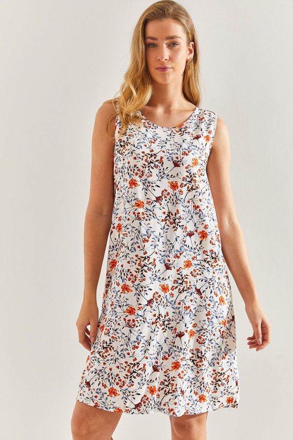 Bianco Lucci Bianco Lucci Women's Patterned Viscose Dress