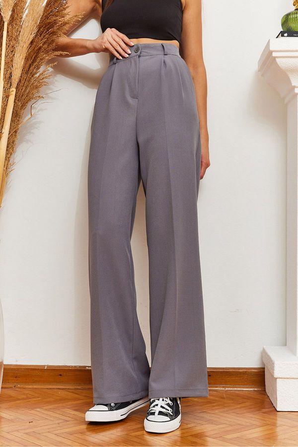 Bianco Lucci Bianco Lucci Women's Pocket Palazzo Trousers