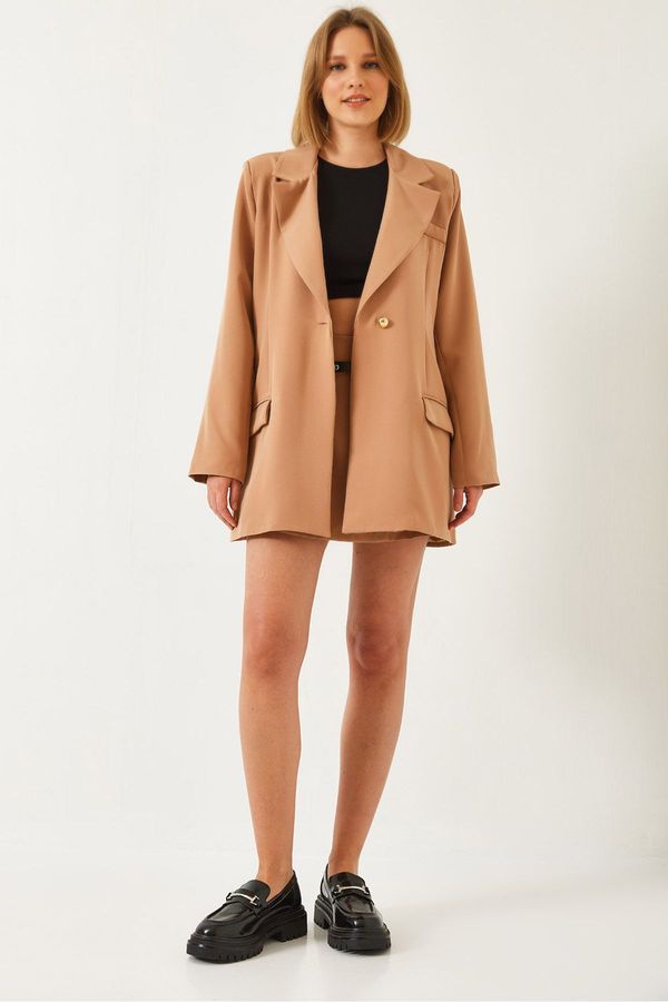 Bianco Lucci Bianco Lucci Women's Skirt Jacket Top and Bottom Set MBMS055