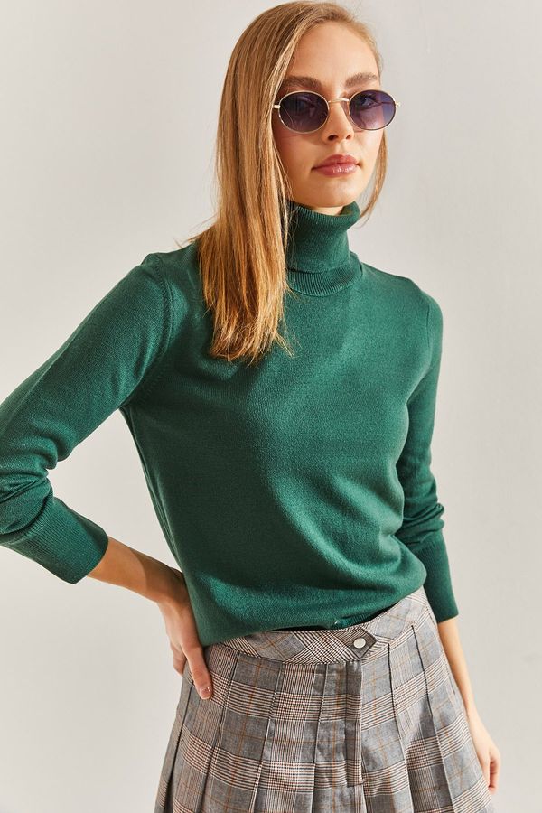 Bianco Lucci Bianco Lucci Women's Turtleneck Knitwear Sweater