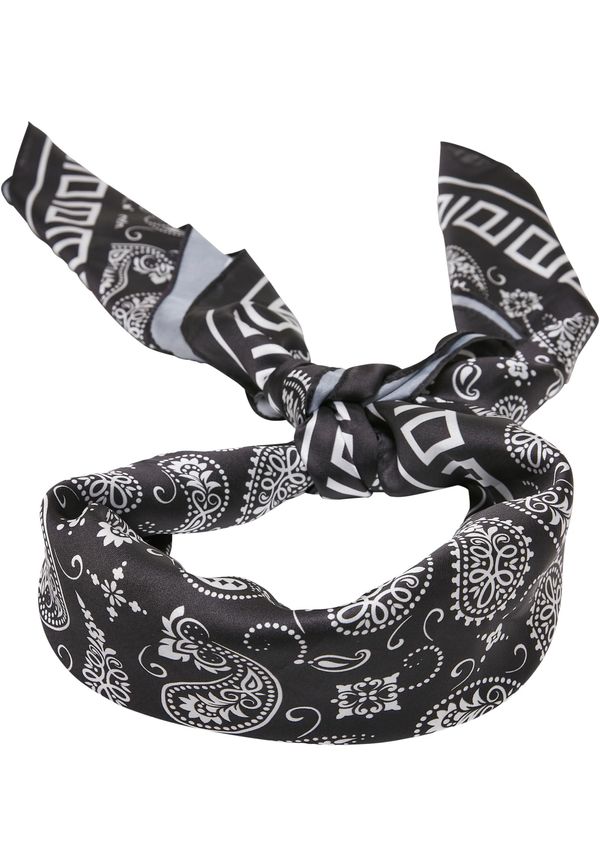 Urban Classics Accessoires Big Pattern Bandana Black Bandana aop