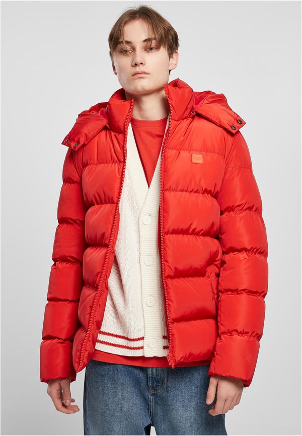 UC Men Big red hooded jacket