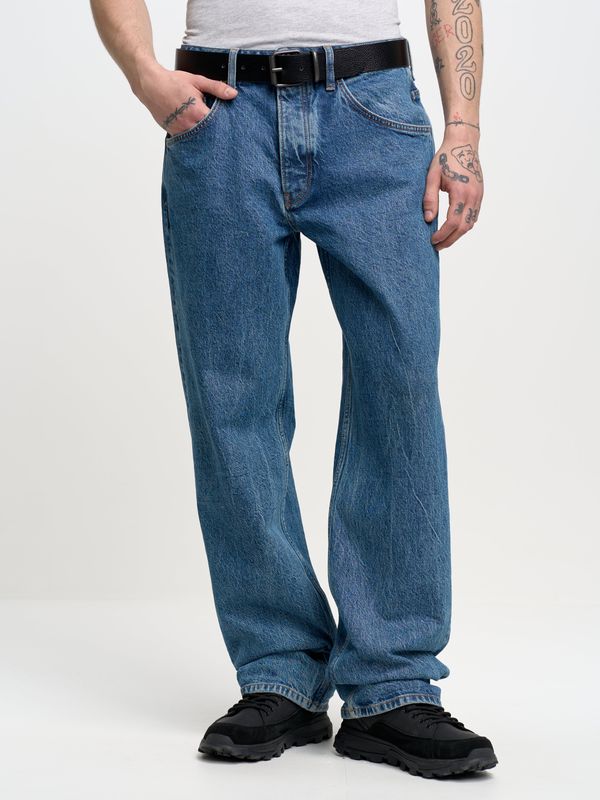 Big Star Big Star Man's Loose Trousers 190058 Medium Denim-400