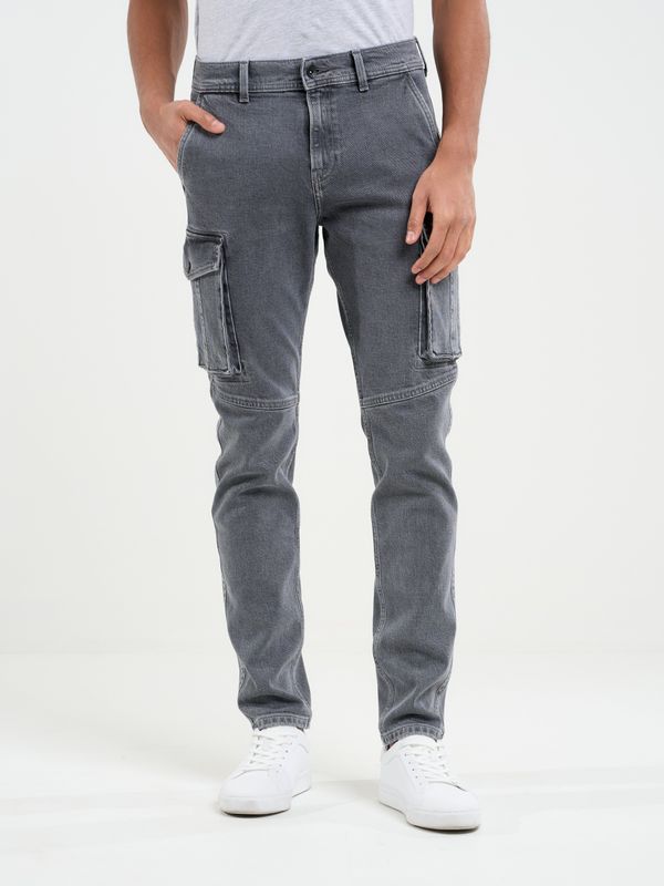 Big Star Big Star Man's Tapered Trousers Denim 190063  Denim-890