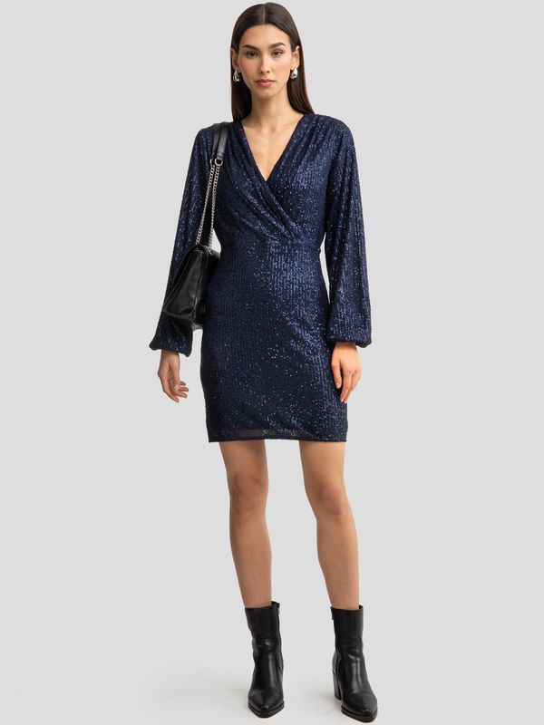 Big Star Big Star Woman's Dress 340223 403 Navy Blue