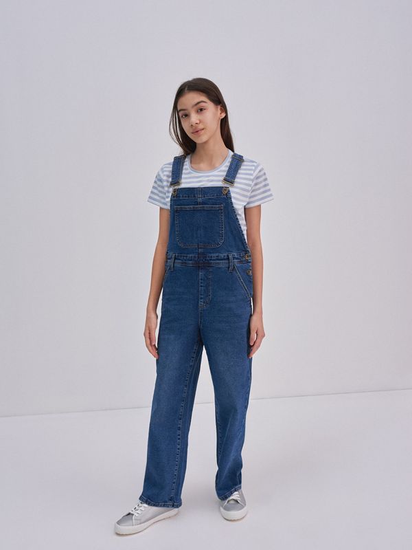 Big Star Big Star Woman's Overall Trousers 190031  Denim