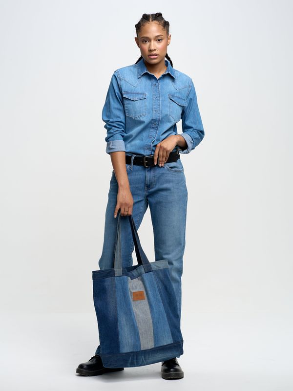 Big Star Big Star Woman's Shirt Shirt 141814  Denim-239