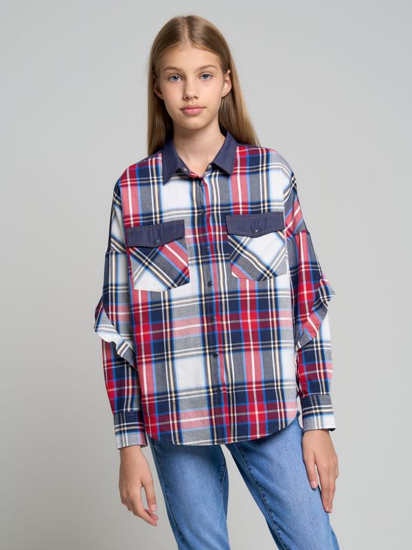 Big Star Big Star Woman's Shirt Shirt 141900 Navy Blue-403