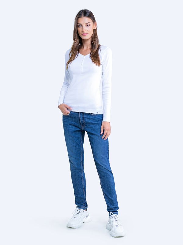 Big Star Big Star Woman's Shirt_ss_slim Trousers 115541  Denim-449