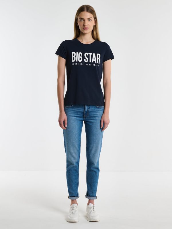 Big Star Big Star Woman's T-shirt 152131 Navy Blue 403