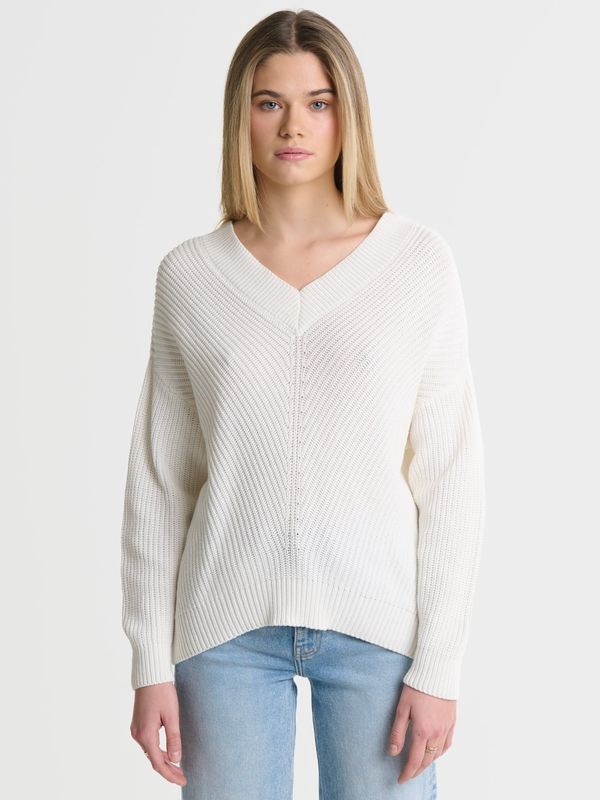 Big Star Big Star Woman's V-neck_sweater Sweater 161030  Wool-100