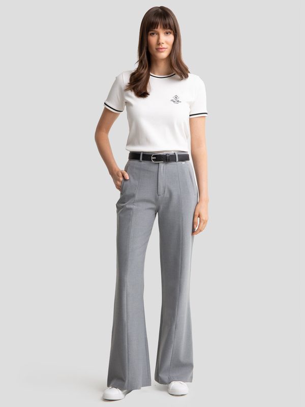 Big Star Big Star Woman's Wide Trousers Non Denim 350035 902