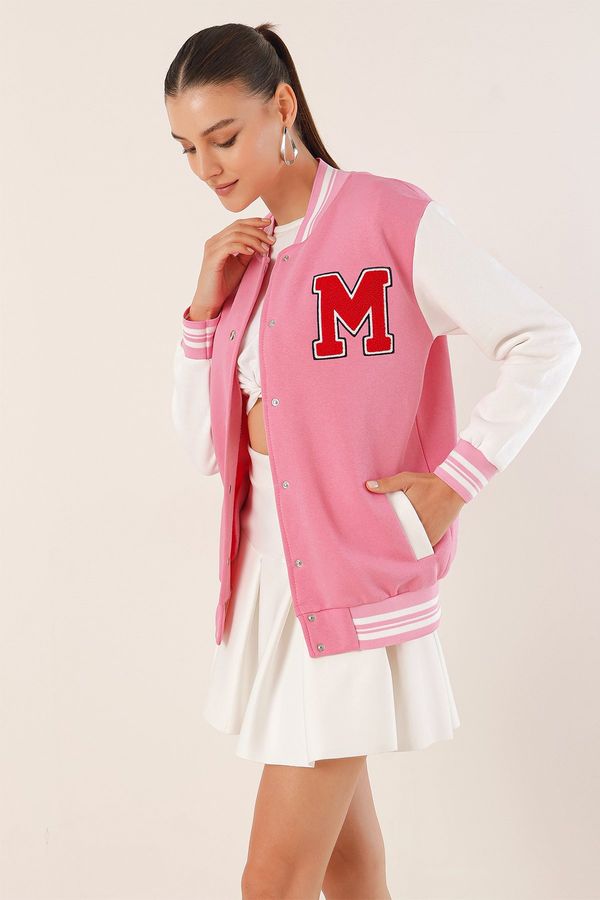 Bigdart Bigdart 55386 College Jacket - Pink