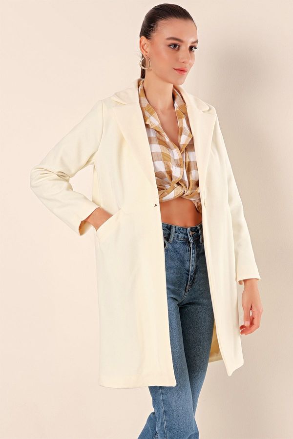 Bigdart Bigdart 9085 Cachet Coat - Cream