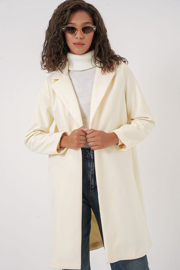 Bigdart Bigdart 9085 Cachet Coat - Cream