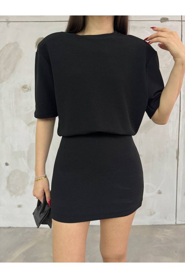 BİKELİFE BİKELİFE Women's Casey Premium Padded T-shirt Mini Dress