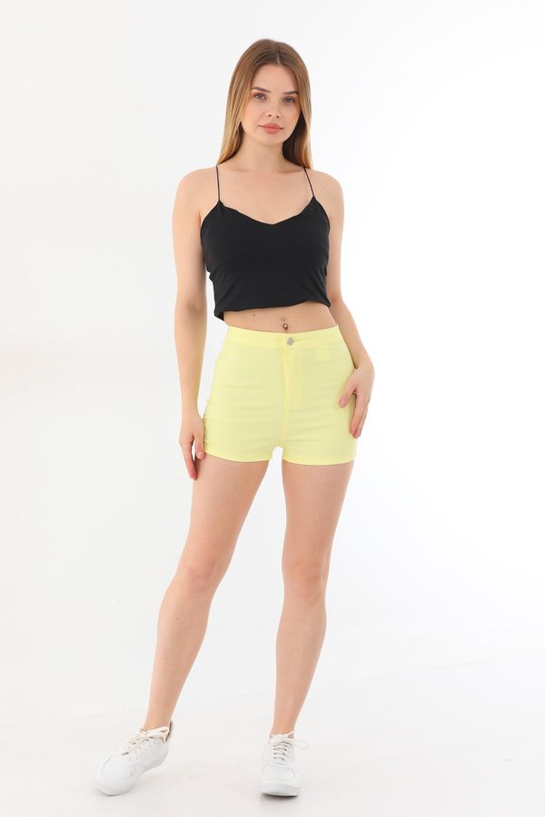 BİKELİFE BİKELİFE Women's Slimming Mini Lycra Shorts