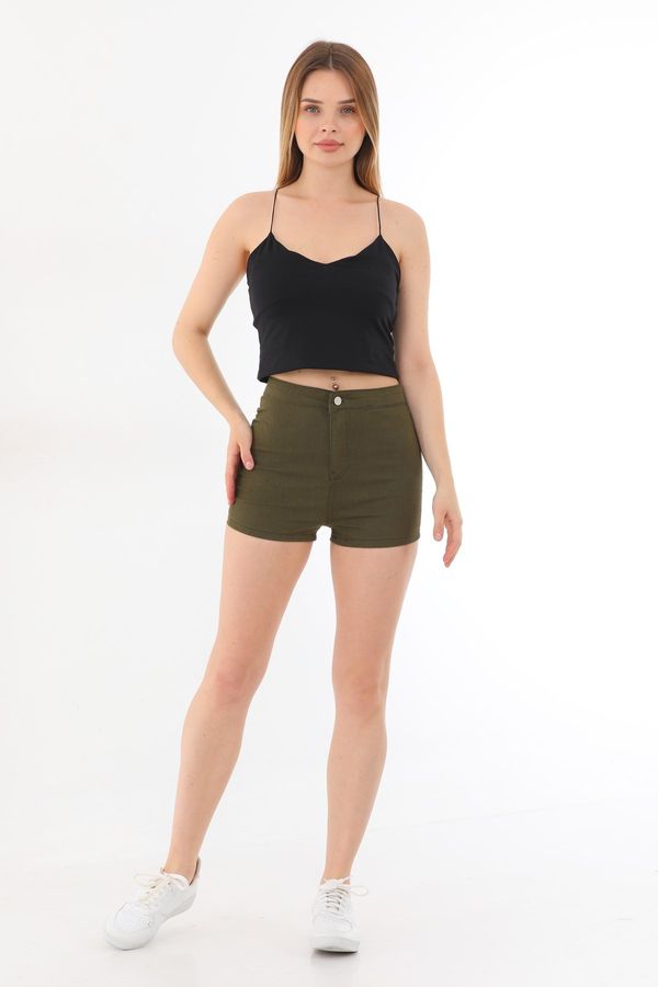 BİKELİFE BİKELİFE Women's Slimming Mini Lycra Shorts