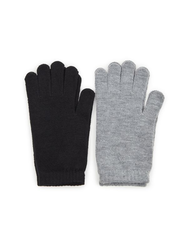 Orsay Black and grey women's gloves 2 pcs ORSAY - Women's