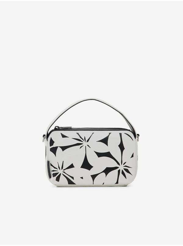 DESIGUAL Black and white women's floral handbag Desigual Onyx Narbonne Mini - Women