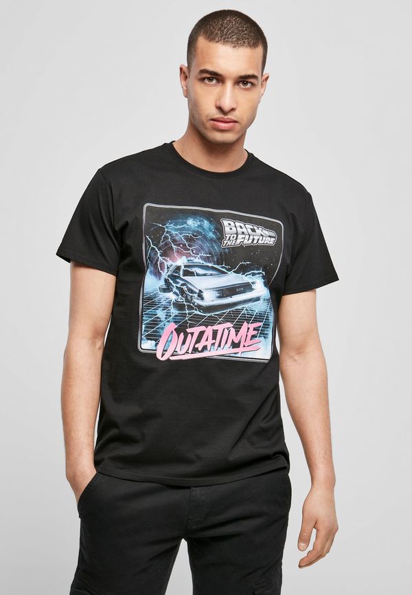 Merchcode Black Back To The Future Outatime T-Shirt