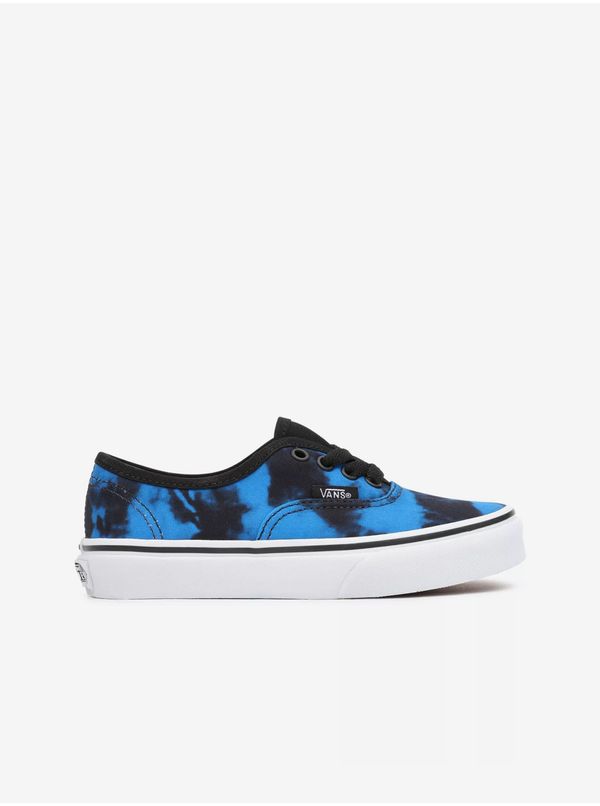 Vans Black-blue children's tie-dye sneakers VANS - Boys