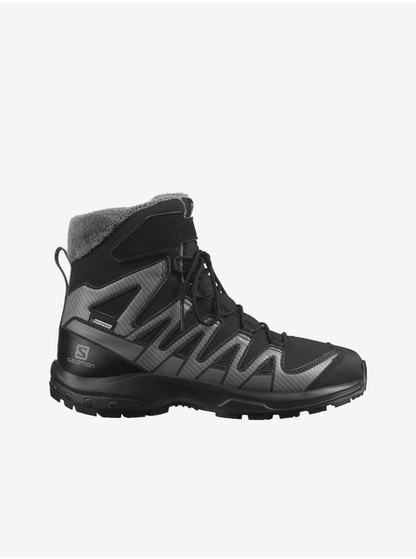 Salomon Black Boys' Winter Ankle Boots Salomon XA PRO V8 - Boys