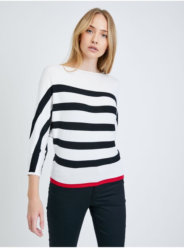 Orsay Black-cream striped sweater ORSAY - Women
