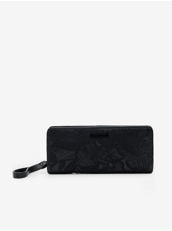 DESIGUAL Black Desigual Alpha Maya Maxi Wallet for Women - Women