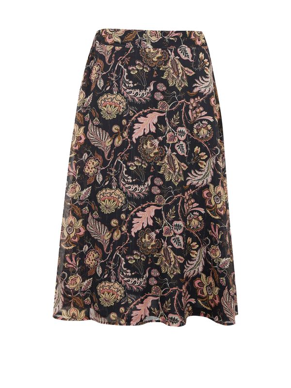 Orsay Black floral skirt ORSAY