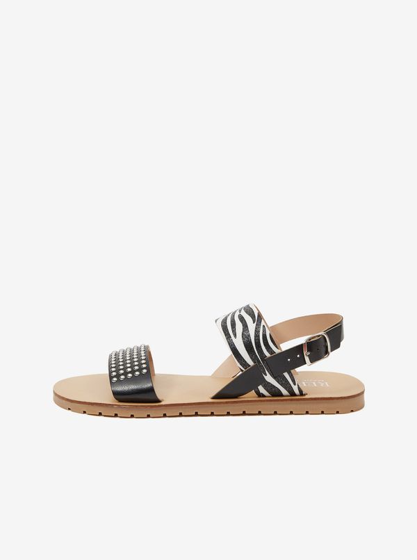 Replay Black Girl Patterned Sandals Replay - Girls