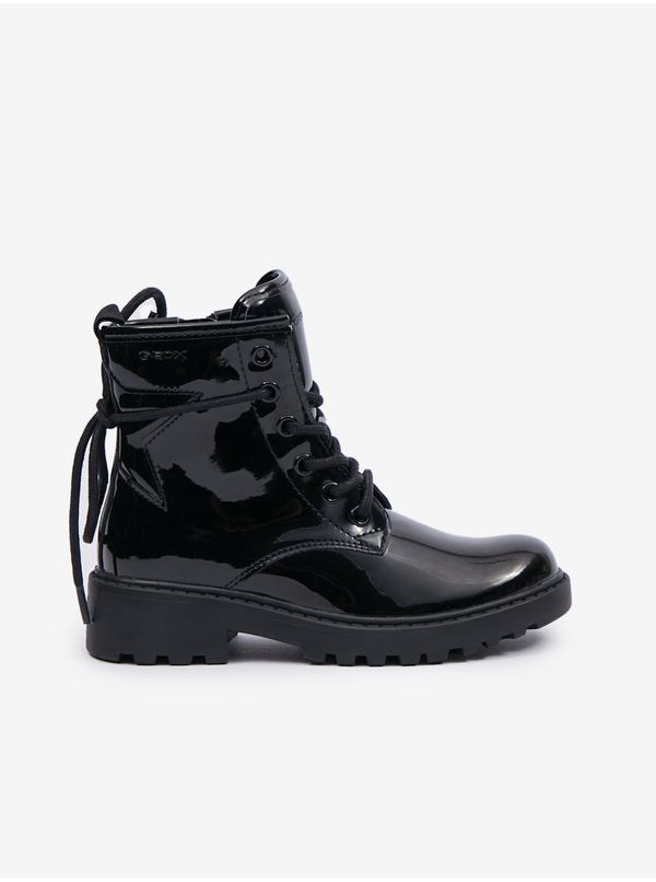 GEOX Black Girly Ankle Boots Geox Casey - Girls