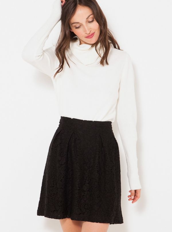 CAMAIEU Black Lace Skirt CAMAIEU - Women