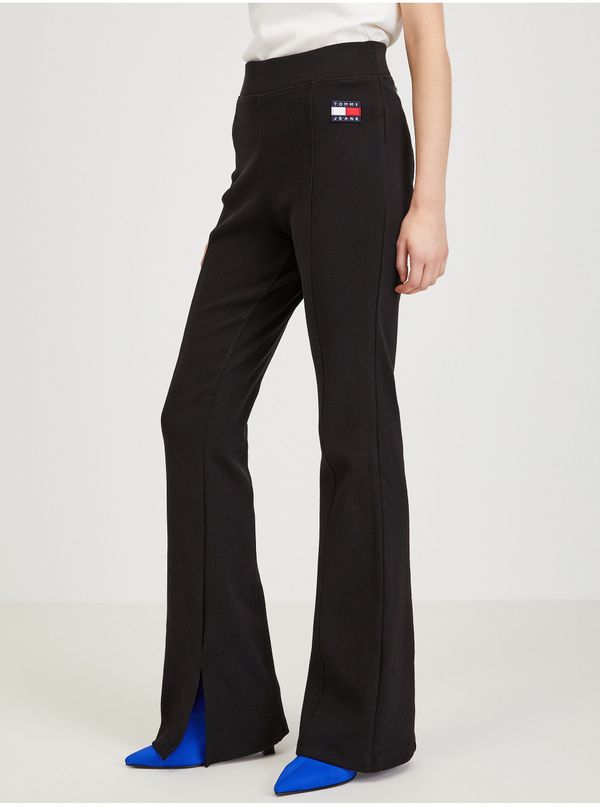 Tommy Hilfiger Black Ladies Flared fit pants Tommy Jeans - Women