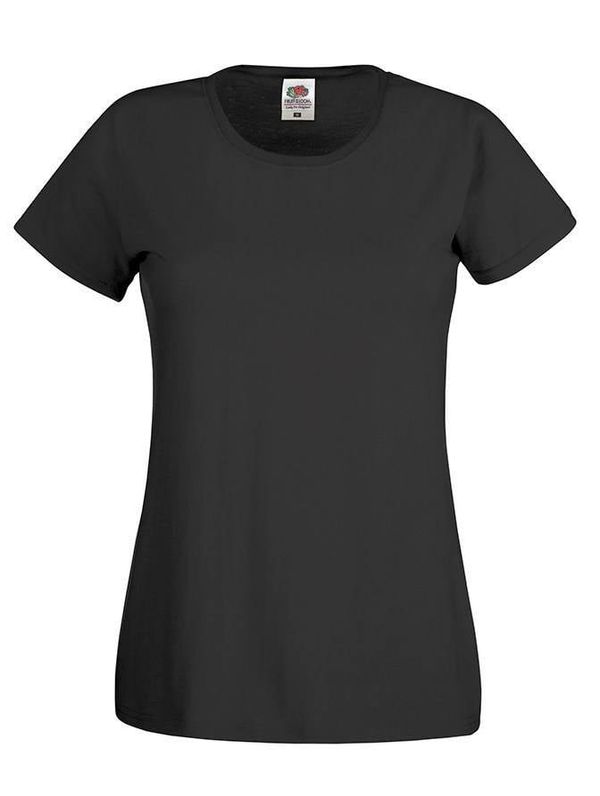 Fruit of the Loom Black Lady fit T-shirt Originalni Fruit of the Loom