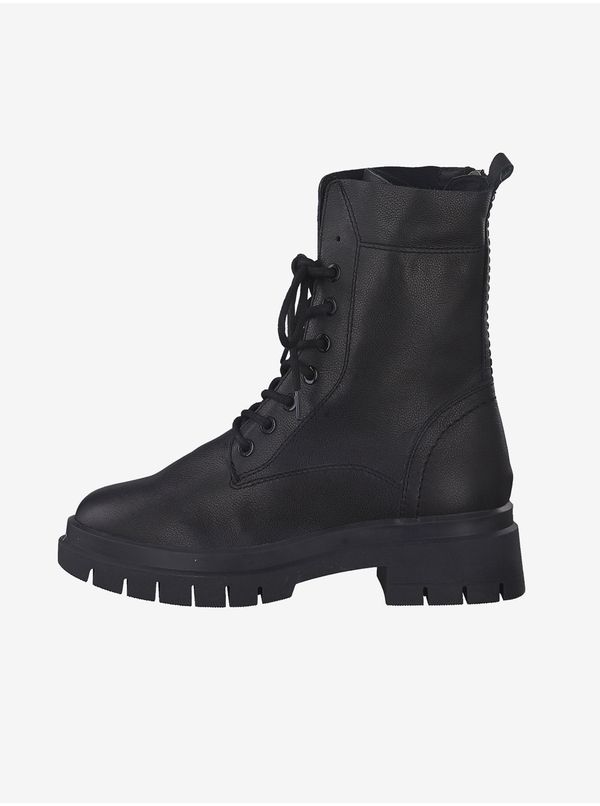 Tamaris Black leather ankle boots Tamaris - Ladies