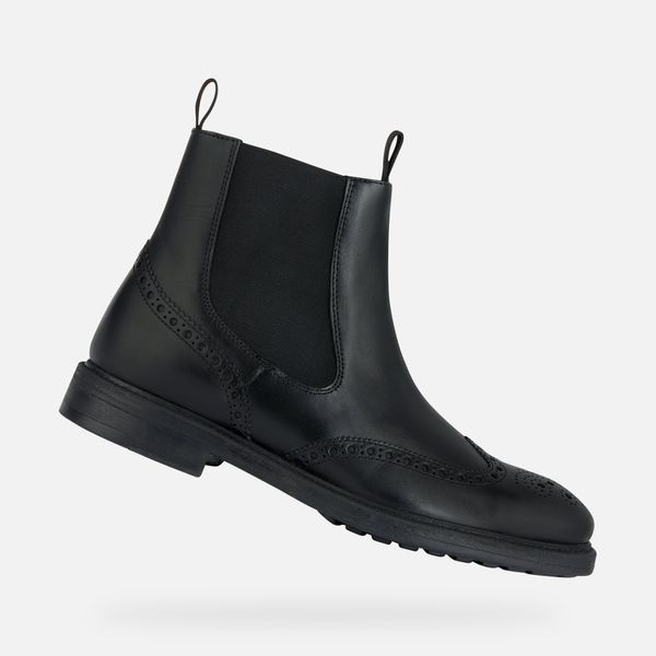 GEOX Black men's ankle boots Geox Tiberio - Men's