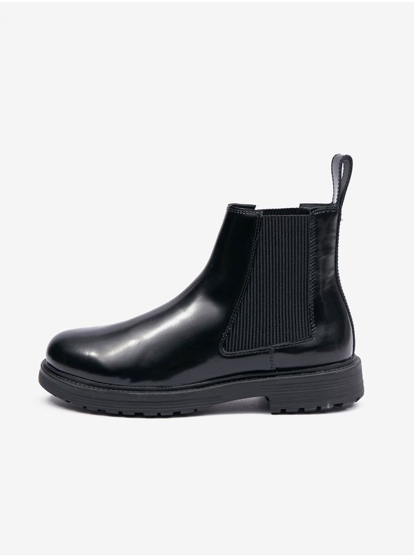Diesel Black Men's Diesel Leather Ankle Boots - Men's