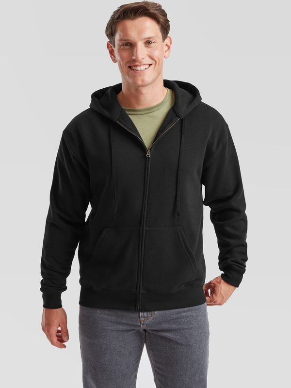 Fruit of the Loom Black Men's Hoodie Premium Fruit of the Loom