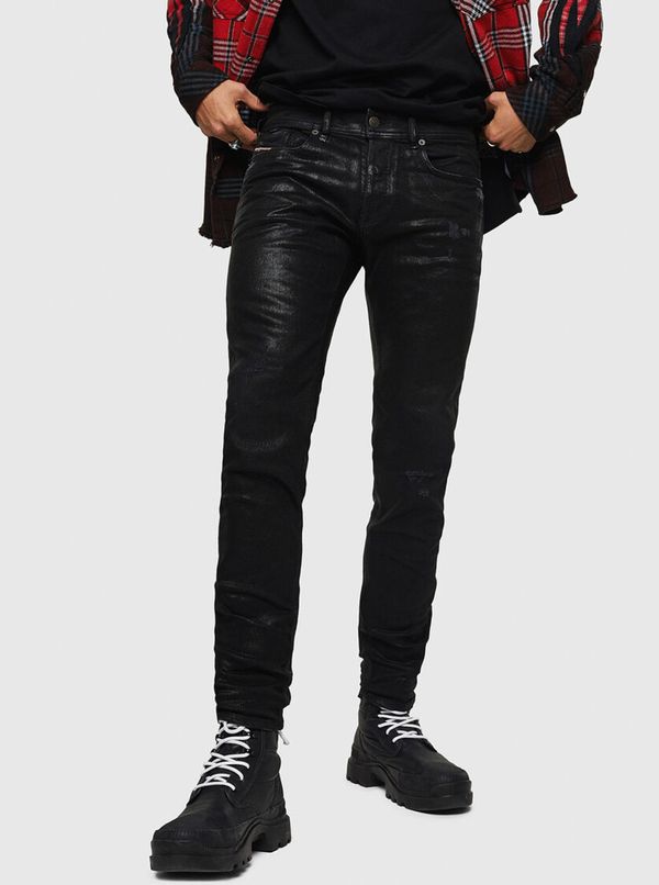 Diesel Black Men's Skinny Fit Jeans Diesel