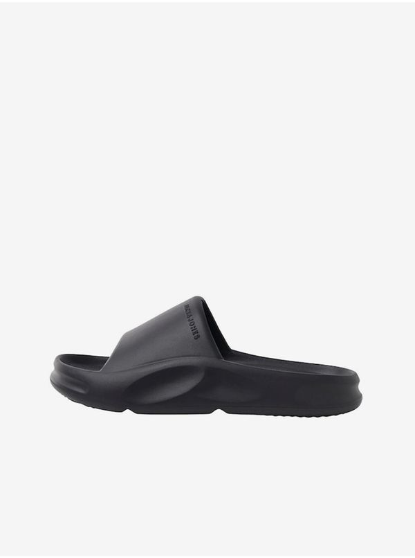 Jack & Jones Black Men's Slippers Jack & Jones Status - Men's