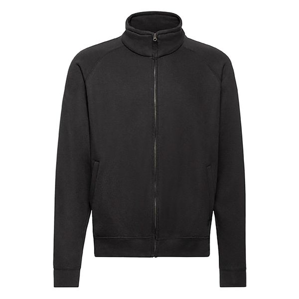 Fruit of the Loom Black Men's Sweat Jacket Fruit of the Loom