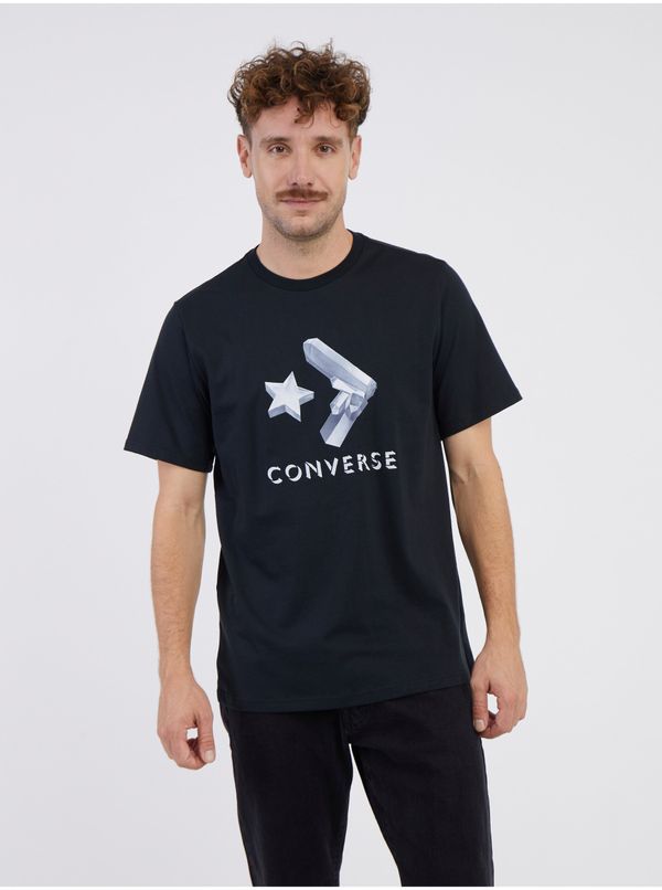 Converse Black Men's T-Shirt Converse - Men