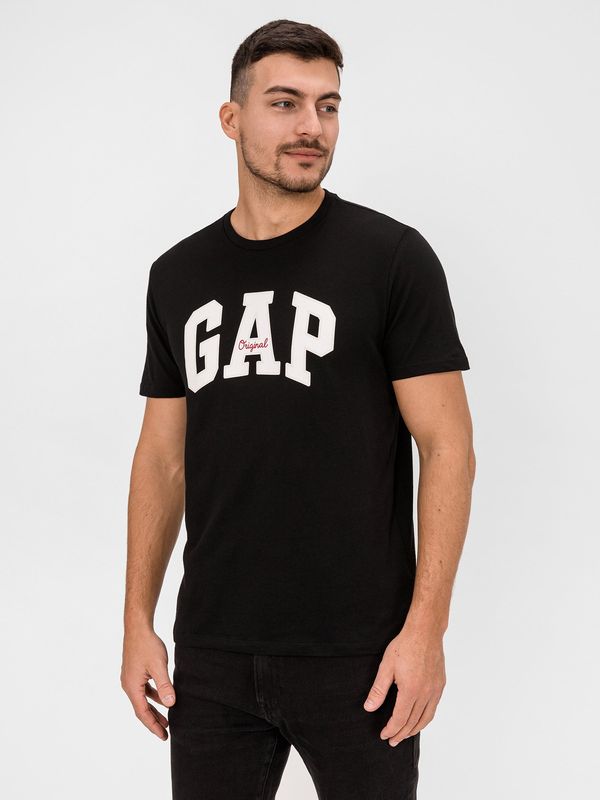GAP Black Men's T-Shirt GAP Logo