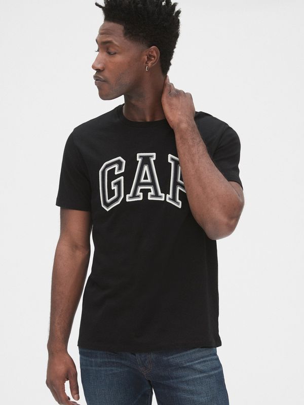 GAP Black Men's T-Shirt GAP Logo
