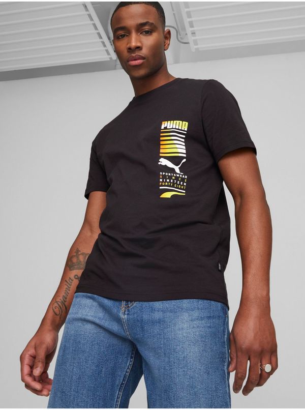 Puma Black men's T-shirt Puma - Men's